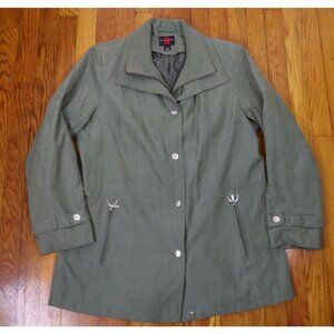 WOMEN'S GREEN SOFTSHELL JACKET - GALLERY - SIZE L